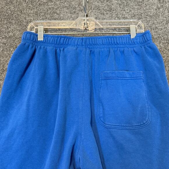 Nike Shorts Mens Large Blue Sweatshorts Just Do It Fleece Stretch Swoosh Comfort - Picture 3 of 7